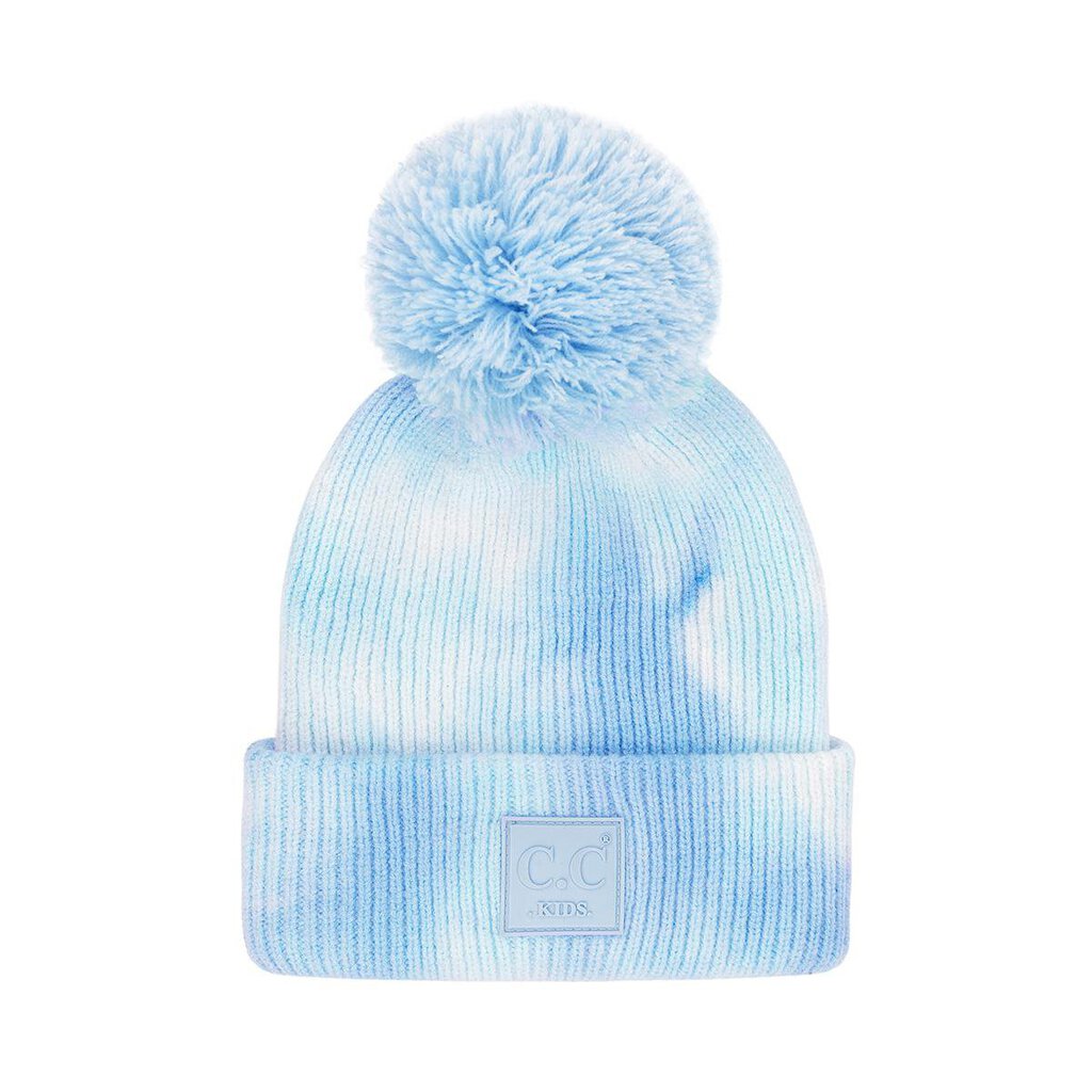 BB.Blue- Pompom Beanie