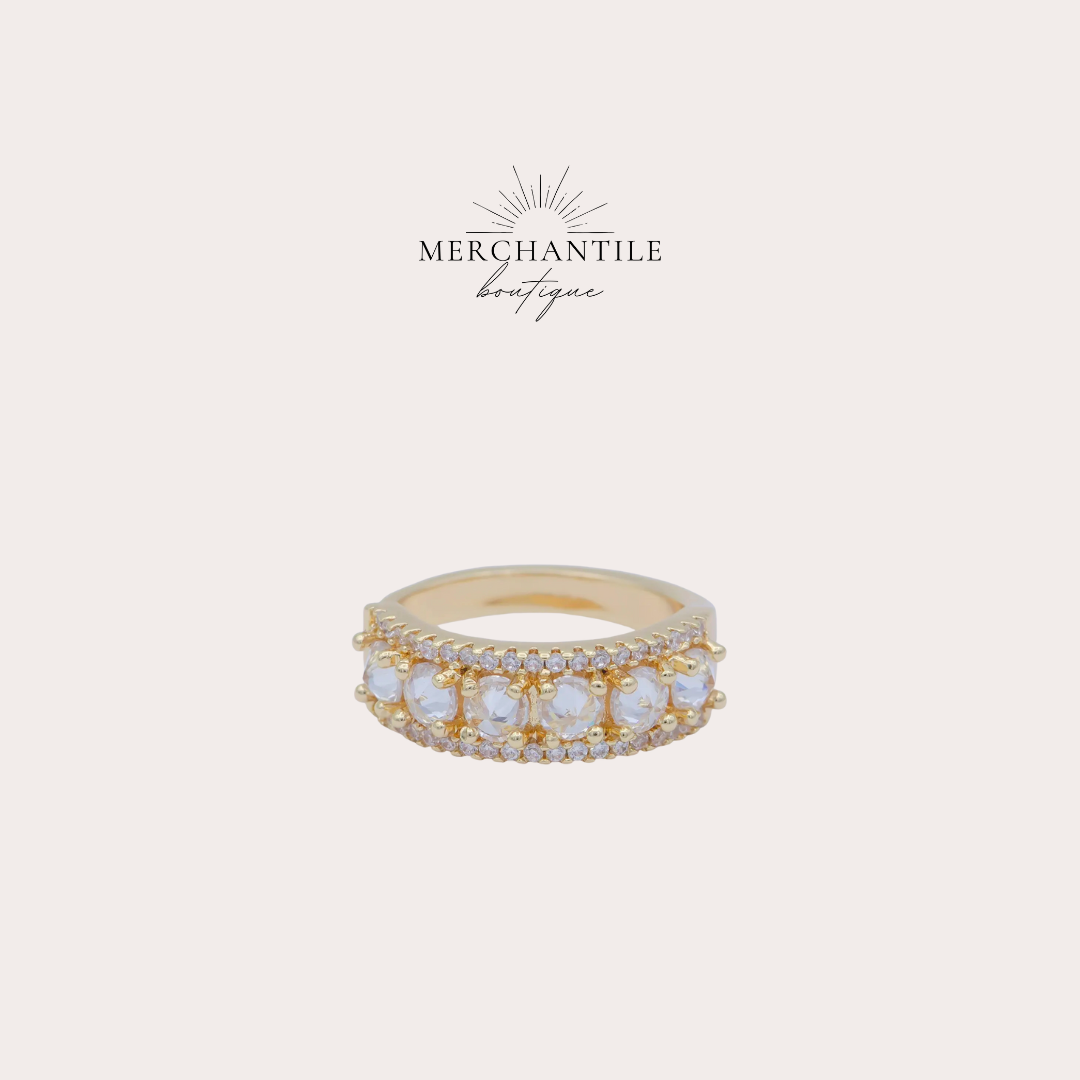 18k GF Stacking Eternity Ring