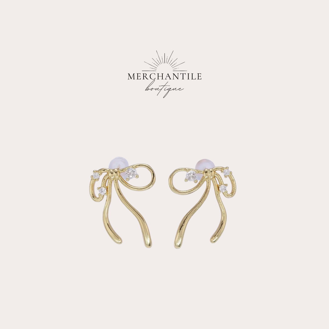 Elena Bow Studs