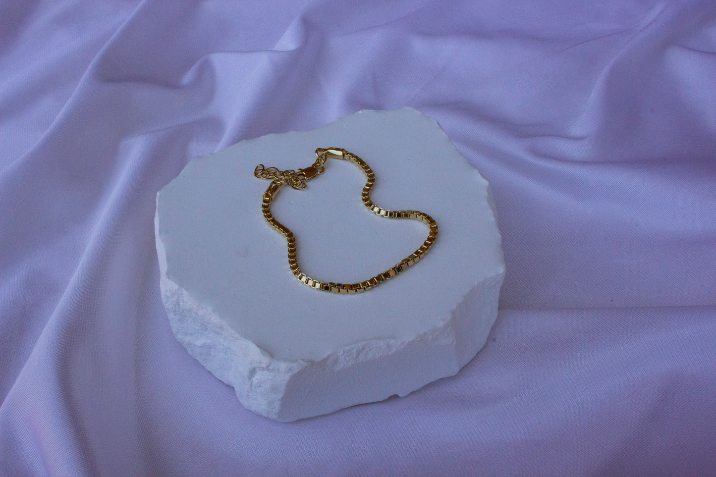 Gilded Edge 18K Gold-Filled Box Chain Bracelet