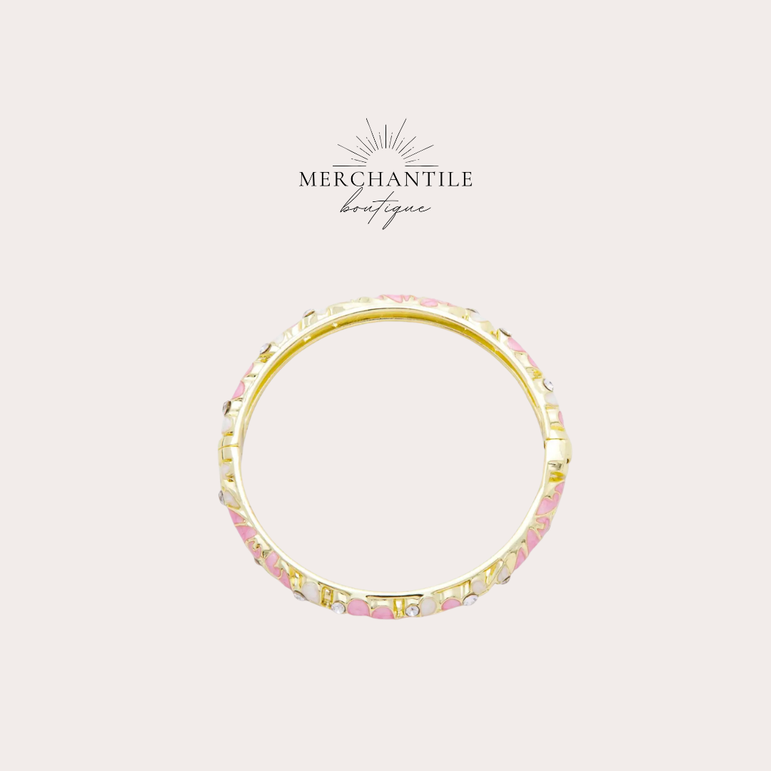 Blushing Artisan Bangle