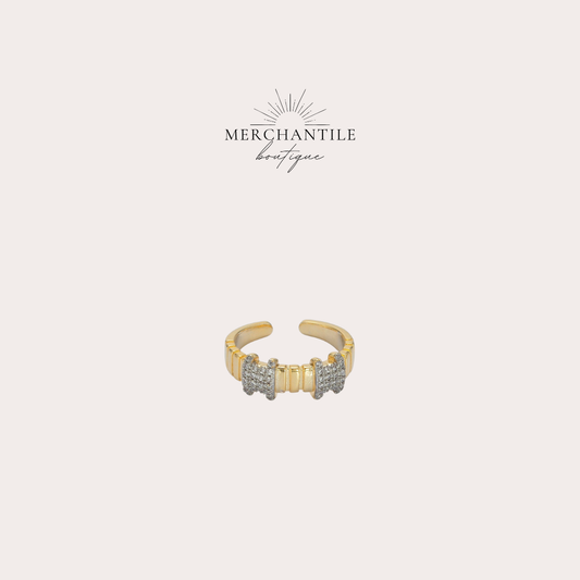 24k GF Multi Micro Bar Band Ring