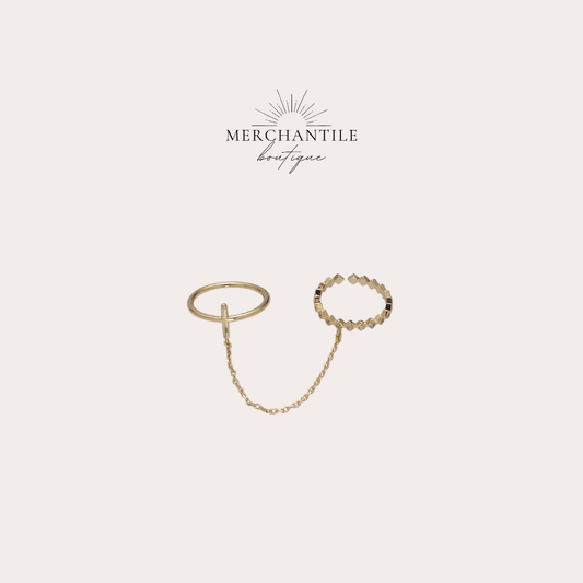 GF Double Golden Cross Ring