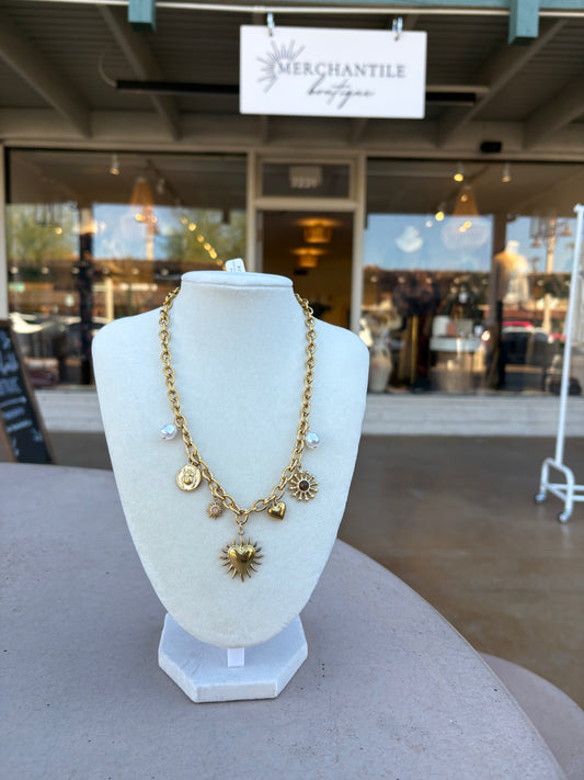 Love and Protection Charm Necklace