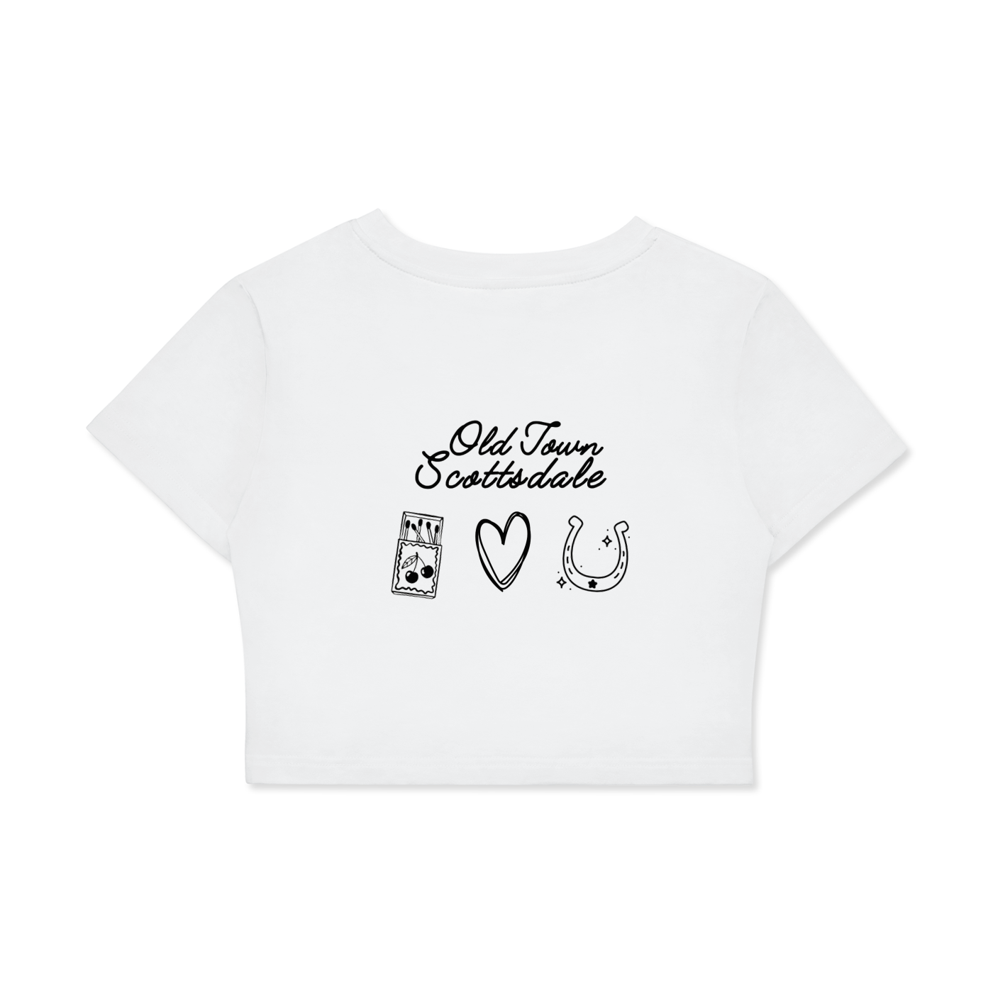 Old Town Vacay Crop Tee