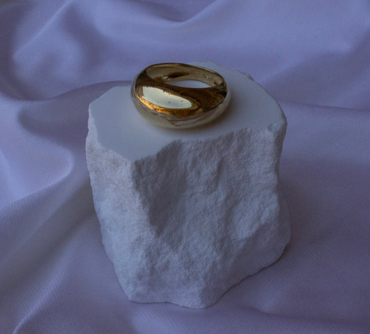 Dome 18K Gold-Filled Statement Ring