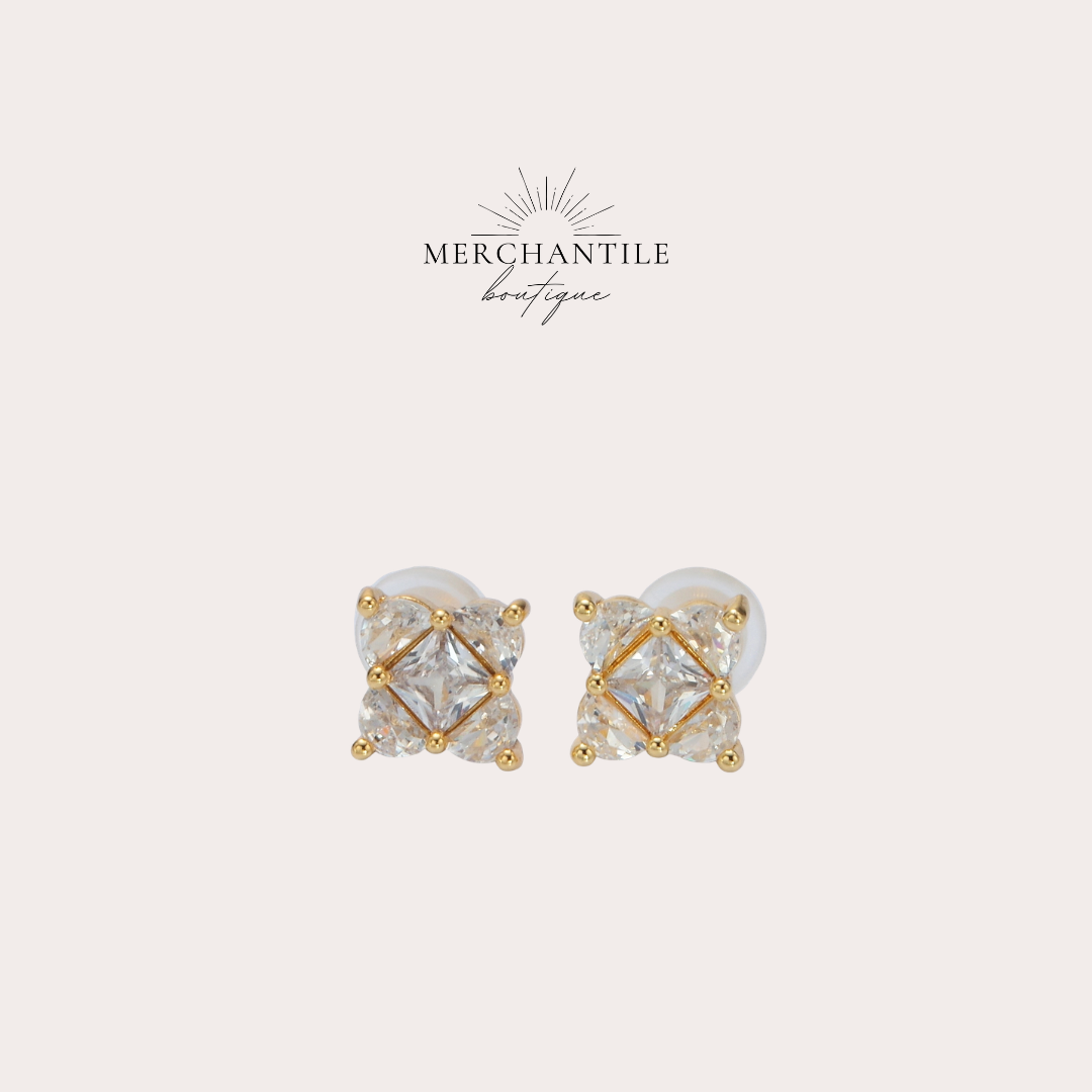 Golden Prism Studs
