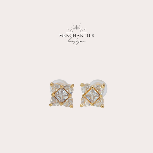 Golden Prism Studs