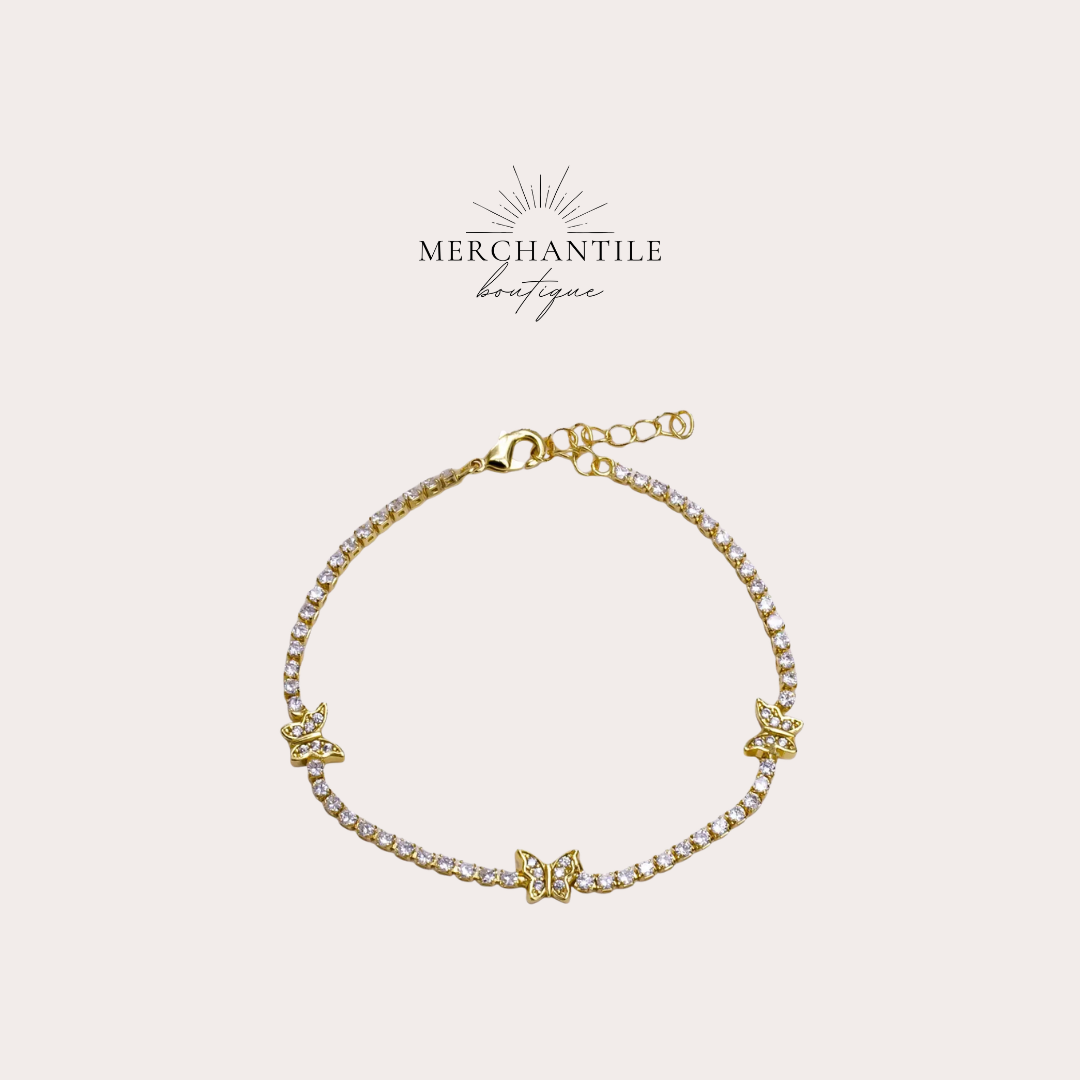 Butterfly Charm Bracelet