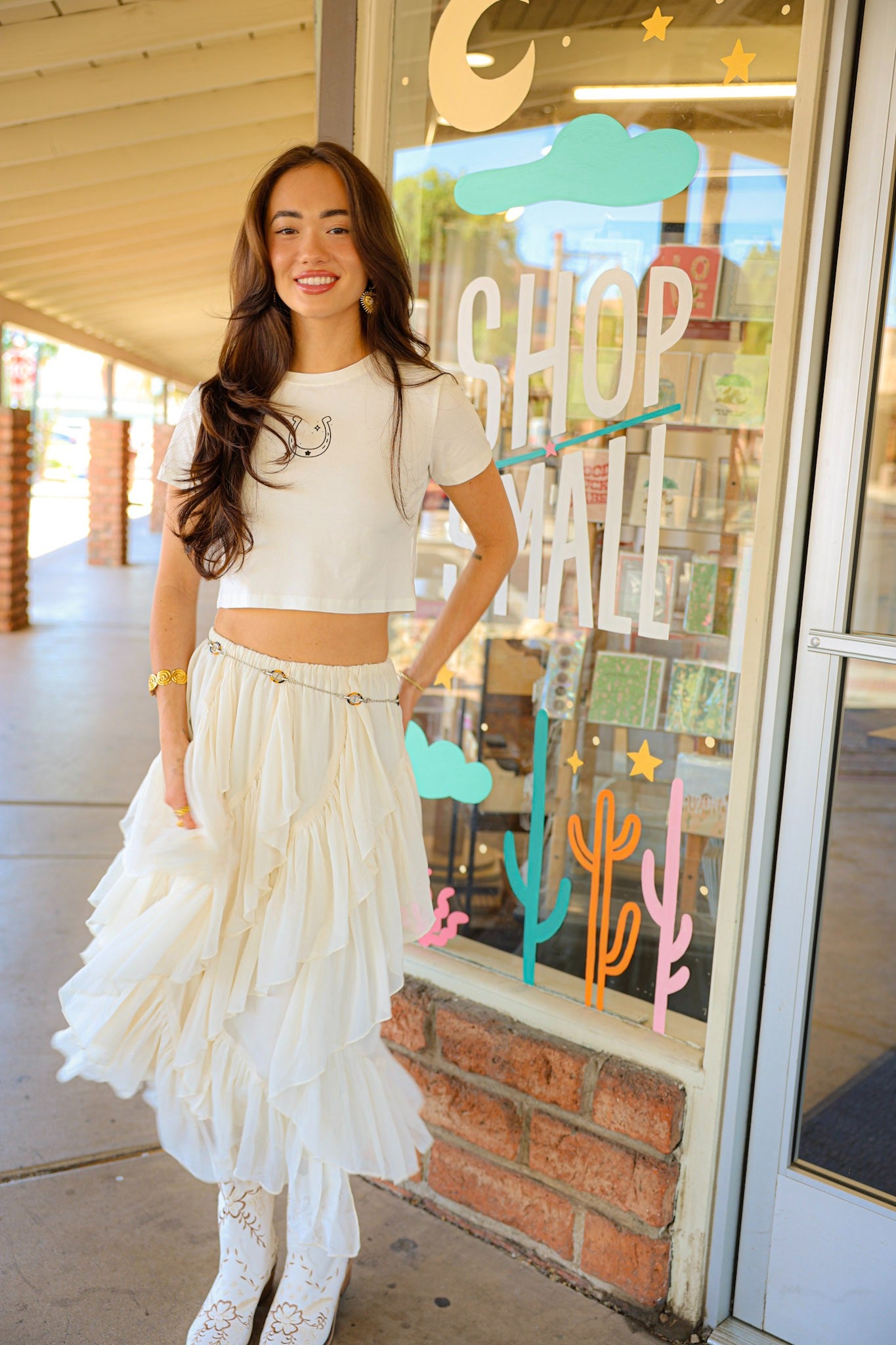 Clarissa Ruffle Skirt