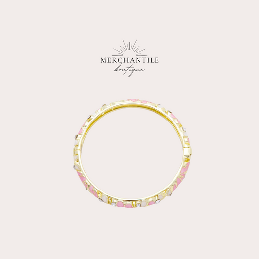 Blushing Artisan Bangle