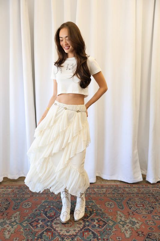 Clarissa Ruffle Skirt