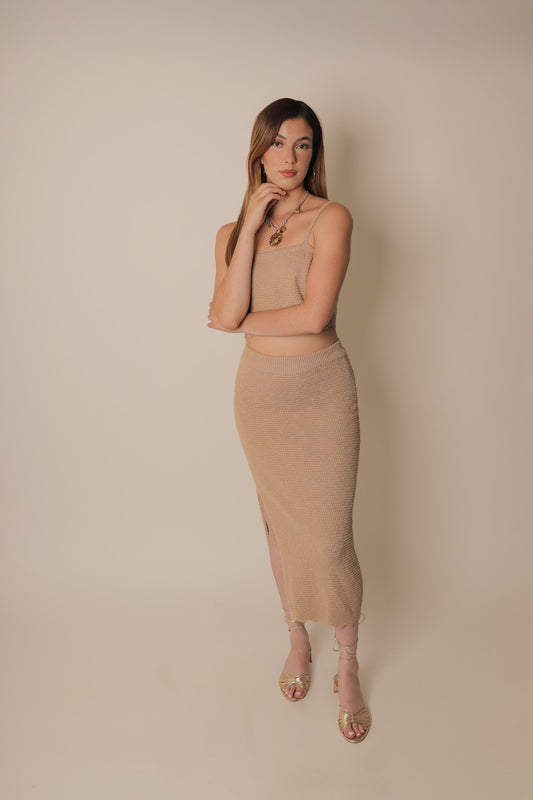 The Dune Knit Crop Top